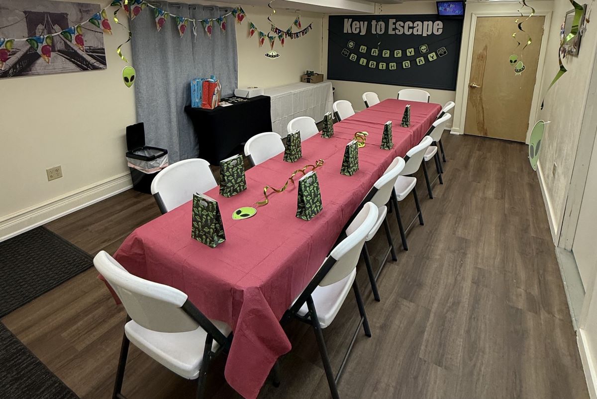 Birthday Party space at Key To Escape