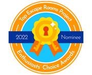 TERPECA 2022 Nominee — Top Escape Room, Enthusiasts' Choice Awards
